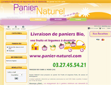 Tablet Screenshot of panier-naturel.com
